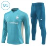 Olympique de Marseille Trenings Collegegenser 2024-25 Kvart-Zip - Barn